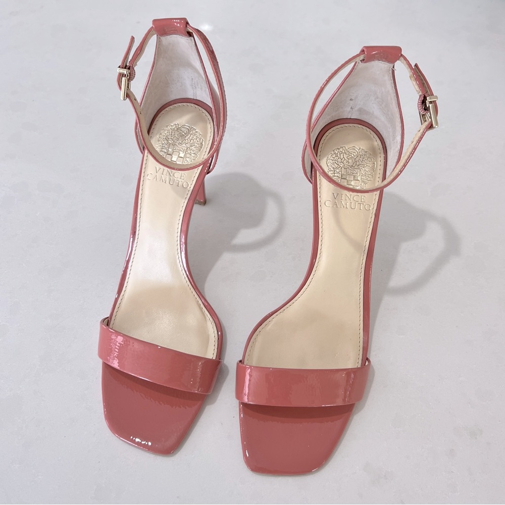 Vince Camuto Pink Patent Leather Heels - Picture 9 of 10